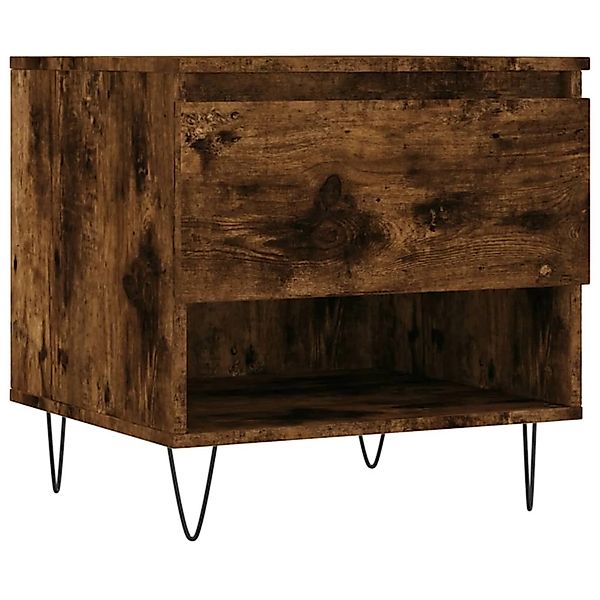 vidaXL Couchtisch Räuchereiche 50x46x50 cm Holzwerkstoff 830918 günstig online kaufen
