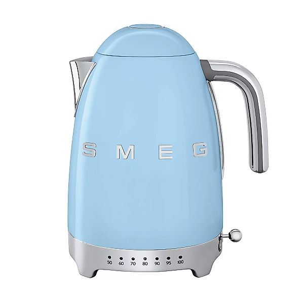 Smeg - KLF04 Wasserkocher variable Temperatur 1,7L - hellblau/pastellblau/l günstig online kaufen