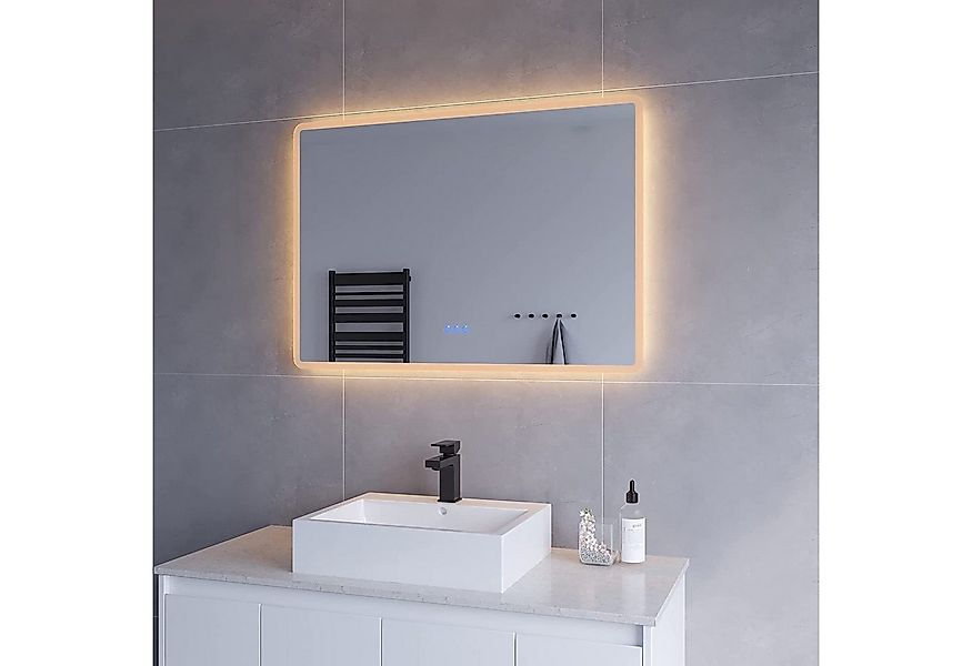 AQUABATOS LED-Lichtspiegel LED Badspiegel Groß Badezimmerspiegel mit Beleuc günstig online kaufen