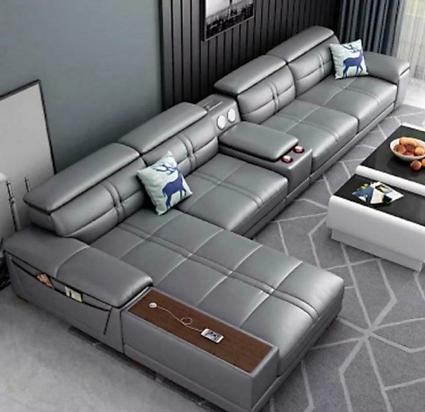 JVmoebel Ecksofa, Wohnlandschaft Ecksofa L-form Polster Sofa Sofas Relax Si günstig online kaufen