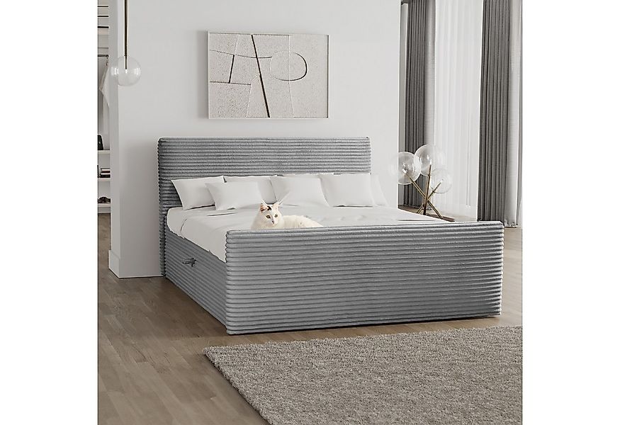 Kaiser Möbel Boxspringbett Trento mit Bettkasten, Topper und Bonellmatratze günstig online kaufen