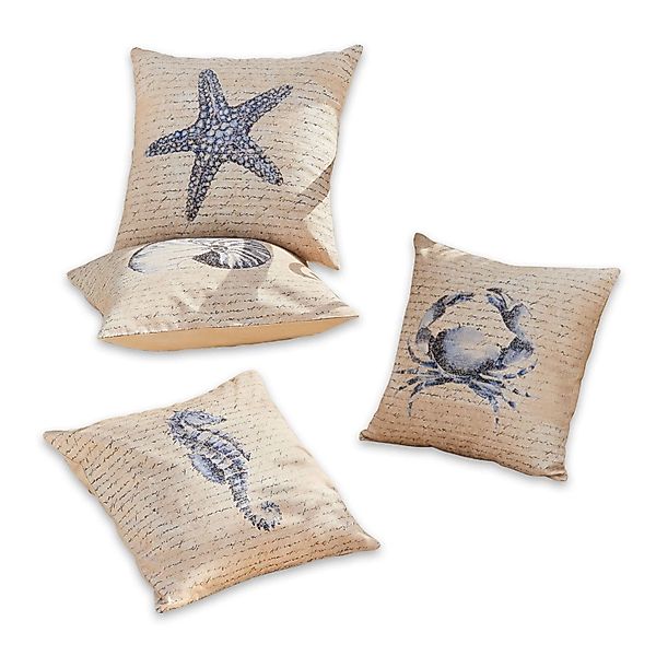 Mirabeau Kissenhülle Kissenhülle 4er Set Sealand günstig online kaufen