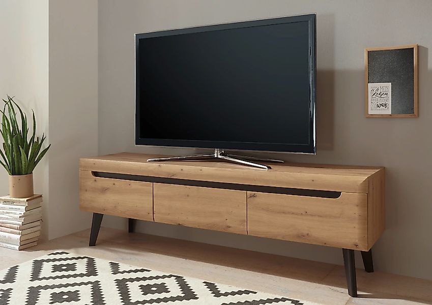 Home affaire Lowboard "Torge, TV-Unterschrank, TV-Kommode, Fernsehschrank, günstig online kaufen