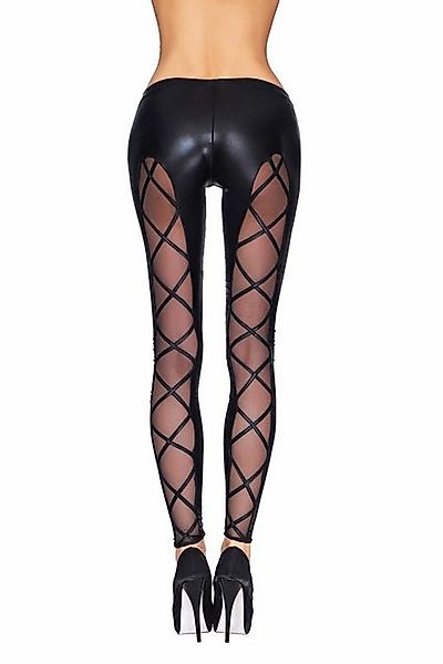 7Heaven Leggings Wetlook-Leggings Camiri mit Einsätzen aus Tüll Hose, Made günstig online kaufen