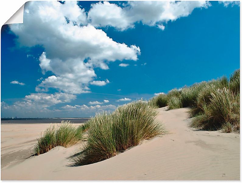 Artland Wandbild "Strandimpressionen", Strand, (1 St.), als Leinwandbild, P günstig online kaufen