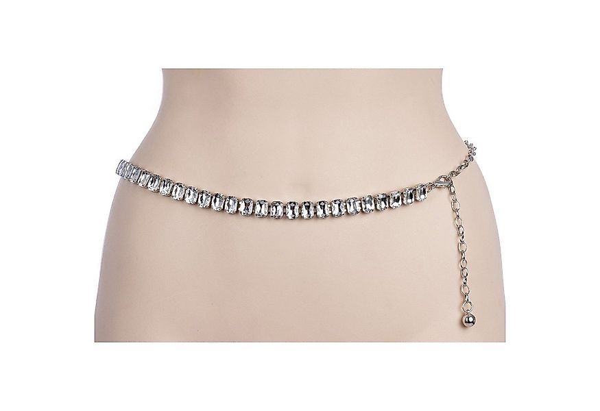 Cassandra Accessoires Kettengürtel Damen Taillenkette Silber - mit funkelnd günstig online kaufen
