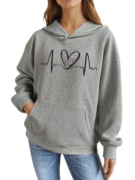 PYLIKE Kapuzenpullover Damen Langarm Kapuzenpullover mit günstig online kaufen