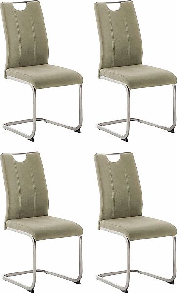 MCA furniture Freischwinger "MCA TERESINA Schwingstuhl mit Griffloch" () (4 günstig online kaufen