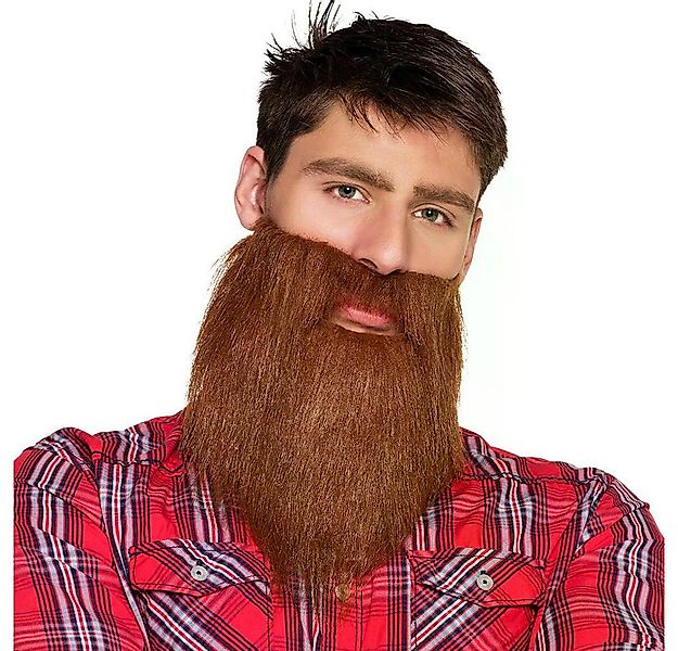 Boland Kostüm Langer Vollbart Hipster Bart Kostüm Verkleidung für Karneval günstig online kaufen