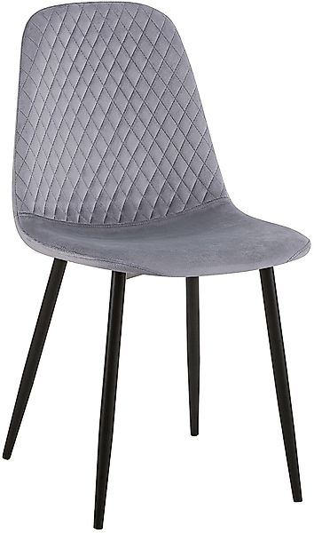CLP Esszimmerstuhl Giverny, Samt/ Stoff, Ziernähte, günstig online kaufen