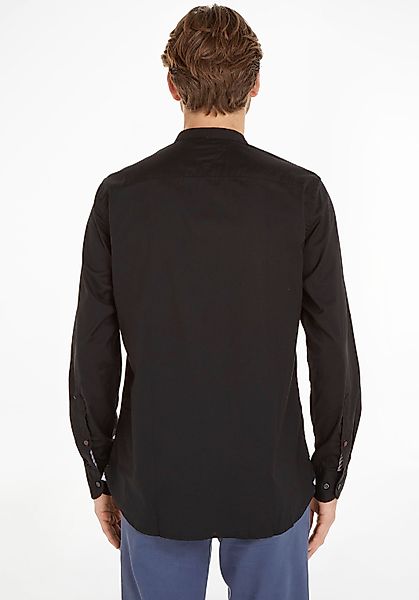 Tommy Hilfiger Langarmhemd NATURAL SOFT SOLID günstig online kaufen