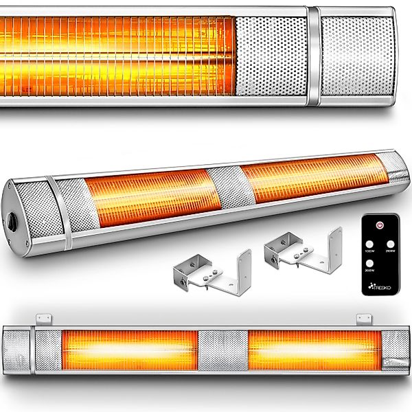 TRESKO Heizstrahler Infrarot 3000W mit Fernbedienung günstig online kaufen
