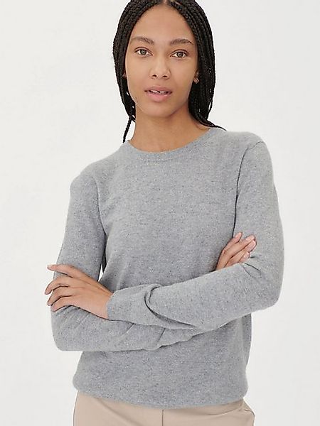 GOBI Cashmere Rundhalspullover Basic R-Ausschnitt Kaschmirpullover günstig online kaufen