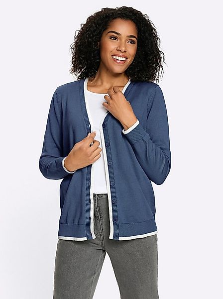 Sieh an! Strickjacke Strickjacke Langarm Jersey günstig online kaufen