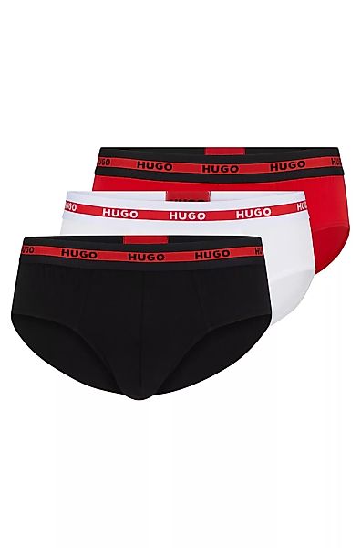 HUGO Underwear Slip, (Packung, 3 St., Im Dreierpack), mit Kontraststreifen günstig online kaufen