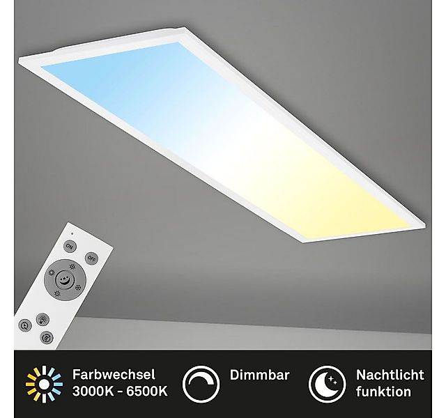 Briloner Leuchten LED Deckenleuchte LED Deckenlampe Panel CCT Fernbedienung günstig online kaufen