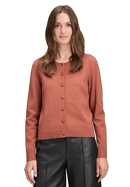 Cartoon Strickjacke Damen Feinstrickjacke mit Rundhalsausschnitt (1-tlg) günstig online kaufen