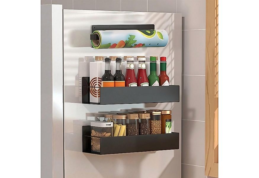 Toomoke Gewürzregal Gewürzregal Magnetisches Gewürzregal für Kühlschrank, M günstig online kaufen