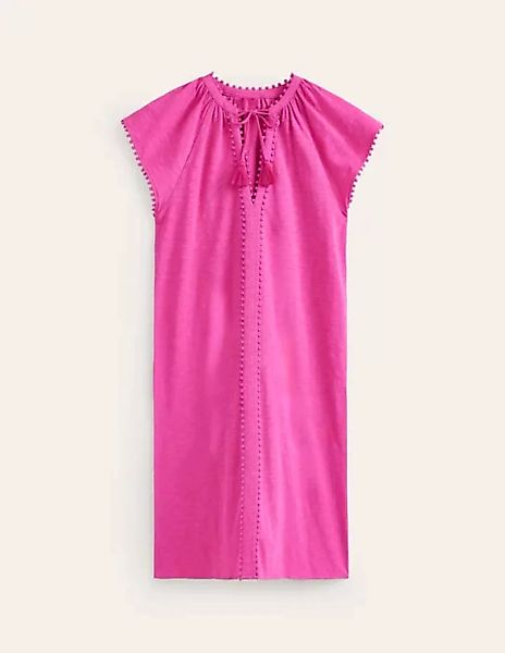 Millie Pom Cotton Dress Damen Boden, Magenta günstig online kaufen