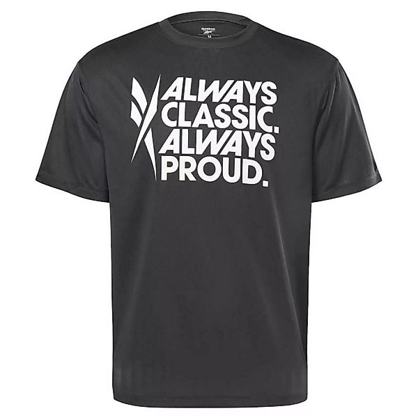Reebok Pride Unisex Kurzärmeliges T-shirt M Black günstig online kaufen