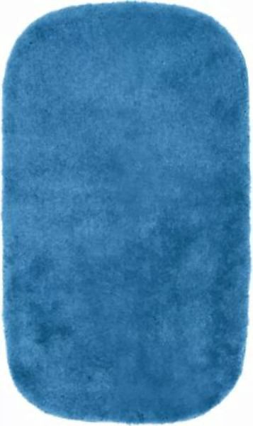 Erwin Müller Badematte Kefalonia blau Gr. 80 x 150 günstig online kaufen