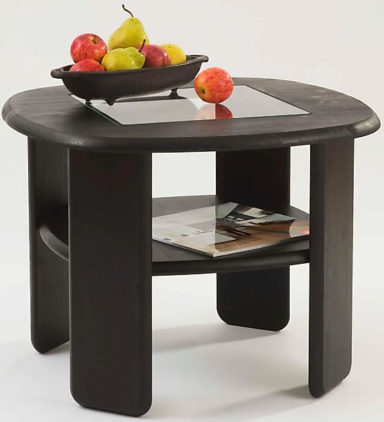 OTTO home Couchtisch "Jayden 2" in zwei Größen, massives Kiefernholz mit Gl günstig online kaufen