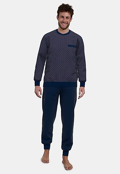 GÖTZBURG Pyjama "Zartbitter", (2 tlg.), Langarm, Rundhalsausschnitt, Brustt günstig online kaufen