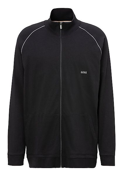 BOSS Sweatjacke mit Logostickerei günstig online kaufen