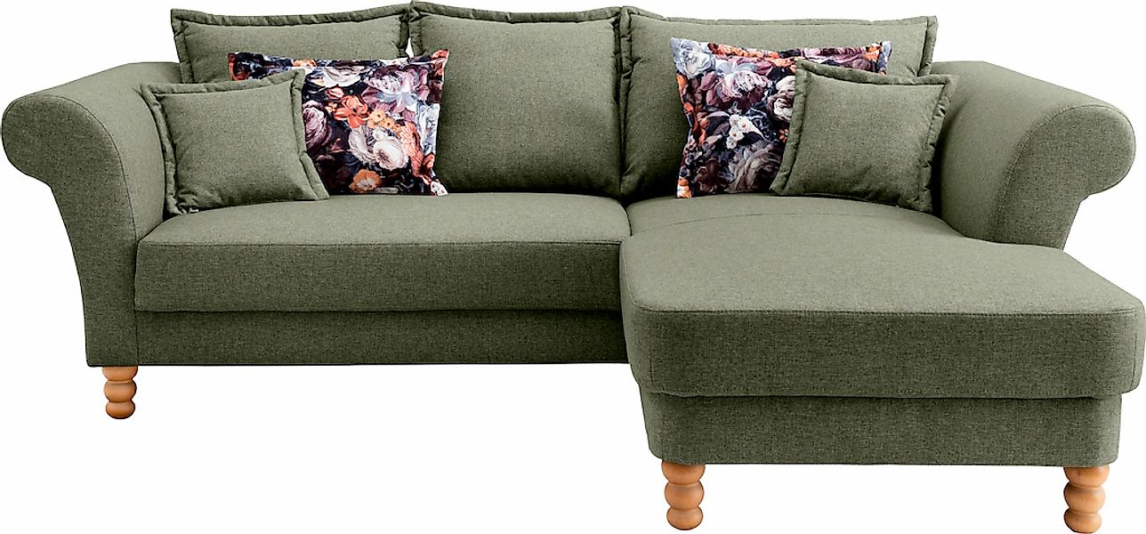 Home affaire Ecksofa "Tassilo Mega Polsterecke mit Kaltschaum im Sitz, bequ günstig online kaufen