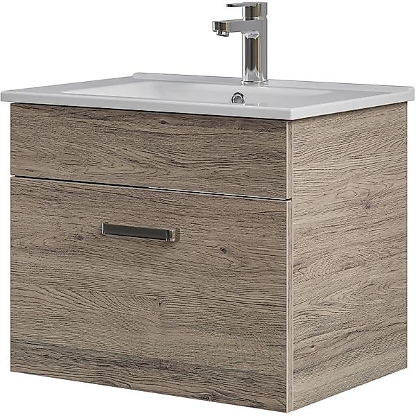 Pelipal Waschtisch Quickset 313 65 cm Sanremo Eiche Terra mit Softclose günstig online kaufen