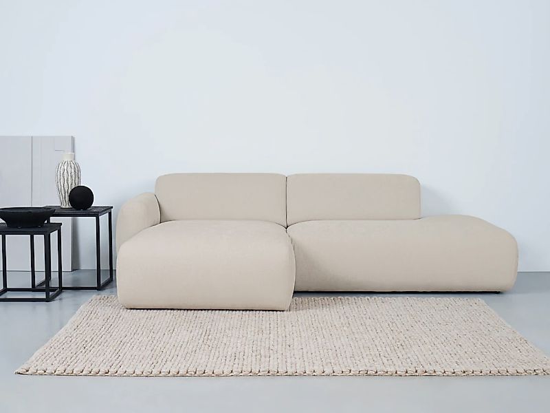 andas Ecksofa "Myrland", Breite 222 cm, Chenille, Easy Clean Stoff, mit Kal günstig online kaufen