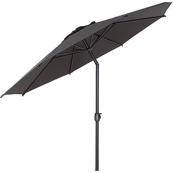Siena Garden Marktschirm Ø 300 cm Anthrazit mit Kurbelmechanik günstig online kaufen