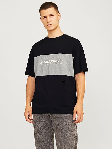 Jack & Jones Rundhalsshirt JJELEGACY BLOCKING günstig online kaufen