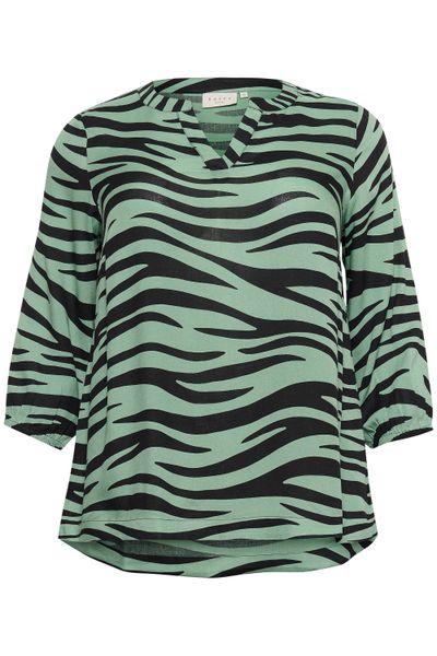 KAFFE Curve Kurzarmbluse Kurzarm-Bluse KCjanni Große günstig online kaufen
