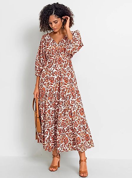 Inspirationen A-Linien-Kleid "Druck-Kleid" günstig online kaufen