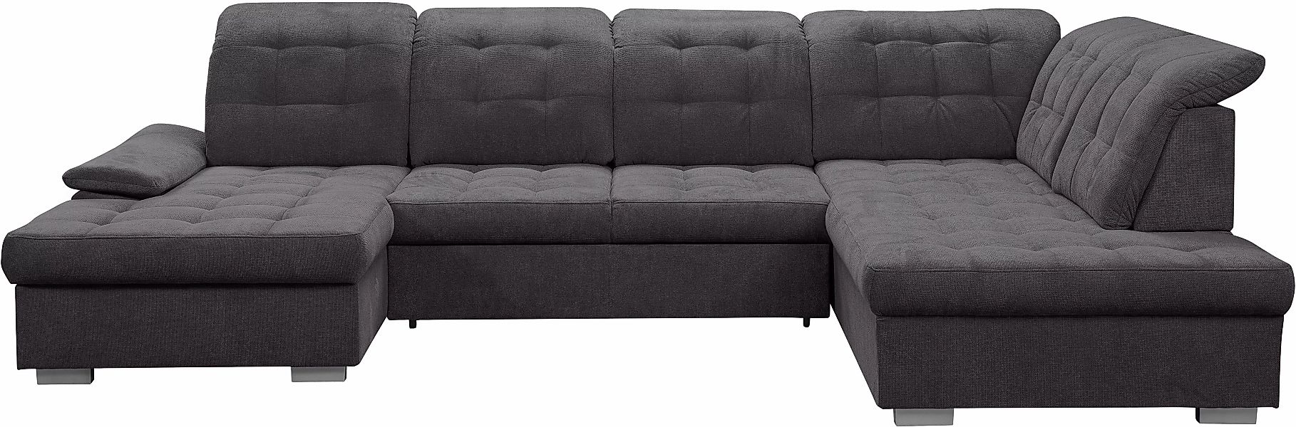 WERK2 Wohnlandschaft "Kordula-New Multifunktion Couch, Breite 332cm, U-Form günstig online kaufen