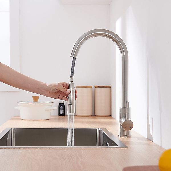 Auralum Max Küchenarmatur Ausziehbar Wasserhahn Spültischarmatur günstig online kaufen