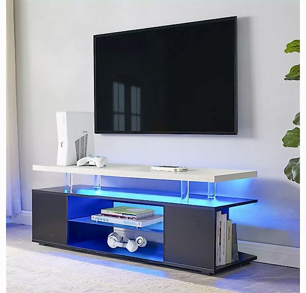 autolock TV-Schrank TV Stand for 65 Inch TV LED Gaming Entertainment Center günstig online kaufen