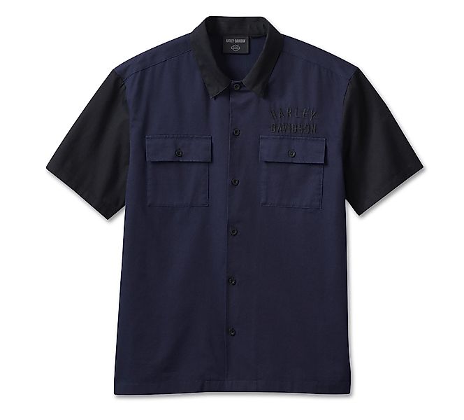 HARLEY-DAVIDSON Kurzarmhemd Herren Biker Staple Colorblock günstig online kaufen