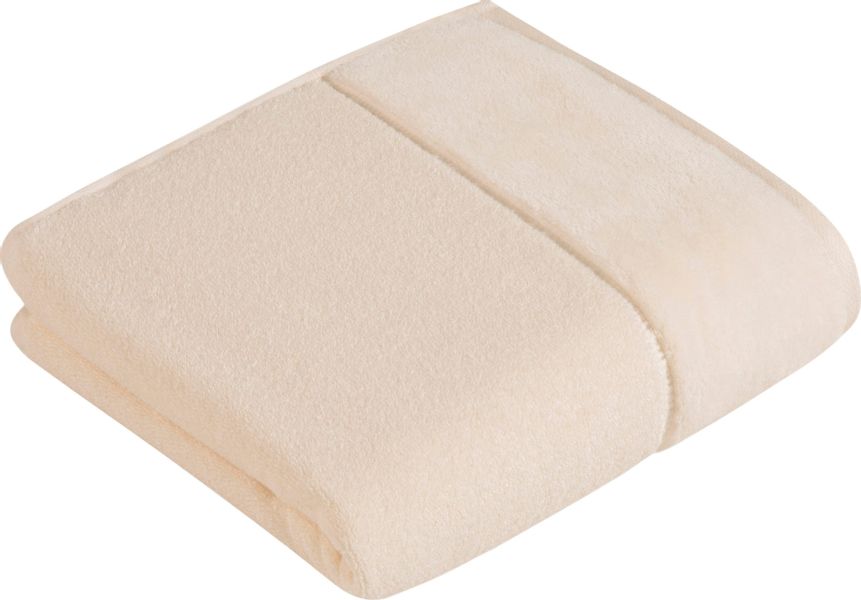 Vossen Handtuch "Pure" Baumwolle & VEGAN, mit eleganter Veloursbordüre günstig online kaufen