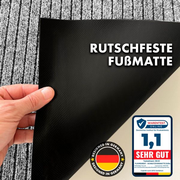 Karat Fußmatte Dura, Schmutzfangmatte mit Rutschfester günstig online kaufen