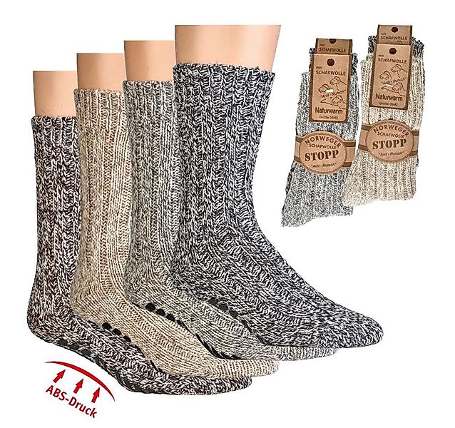 Socks 4 Fun ABS-Socken Schafwollsocken Norweger günstig online kaufen