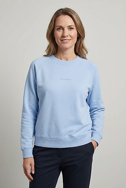 Marc OPolo DENIM Sweatshirt, relaxed fit, aus Organic Cotton, mit Schlitzen günstig online kaufen