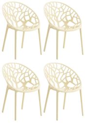CLP Gartenstuhl Hope (4er Set), Kunststoff, günstig online kaufen
