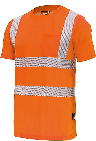 vizwell Warnschutz-Shirt Warnschutz T-Shirt Arbeitsshirt mit UV Schutz ange günstig online kaufen