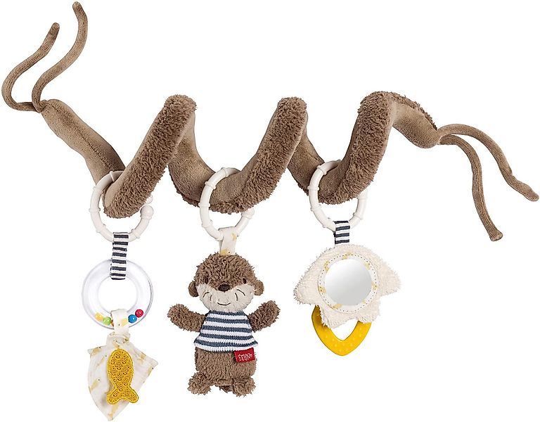 Fehn Greifspielzeug Otter Theo, Activity-Spirale Otter günstig online kaufen