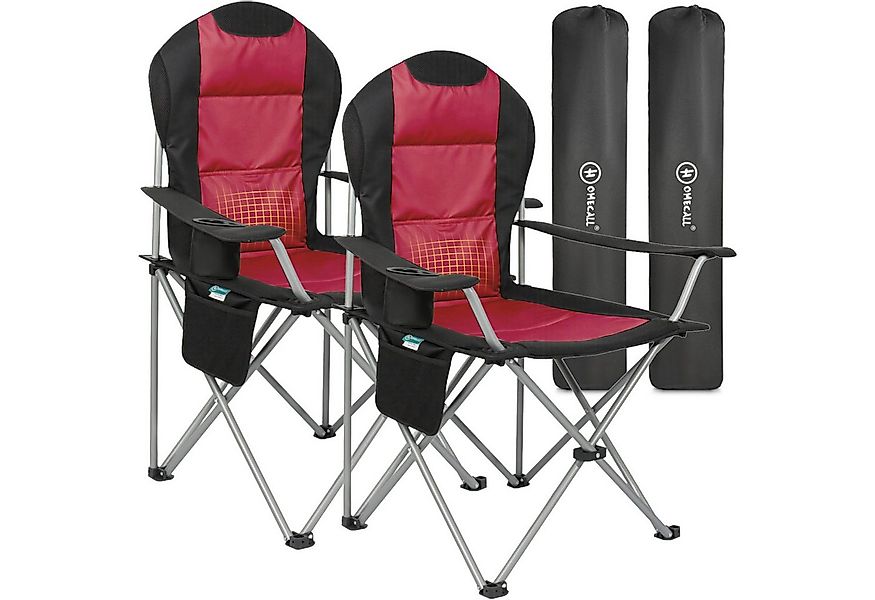 HOMECALL Campingstuhl Hochlehner Klappstuhl Gartenstuhl Angelstuhl mit Ange günstig online kaufen