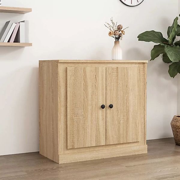 Vidaxl Sideboard Sonoma-eiche 70x35,5x67,5 Cm Holzwerkstoff günstig online kaufen