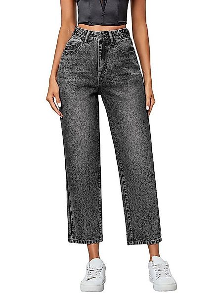 Beluring Weite Jeans Damen-Jeans, klassischer Loose Fit, gerade geschnitten günstig online kaufen