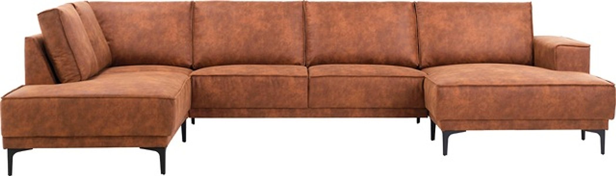 Places of Style Wohnlandschaft »XXL Sofa Oland, Struktur, Flachgewebe, Luxu günstig online kaufen